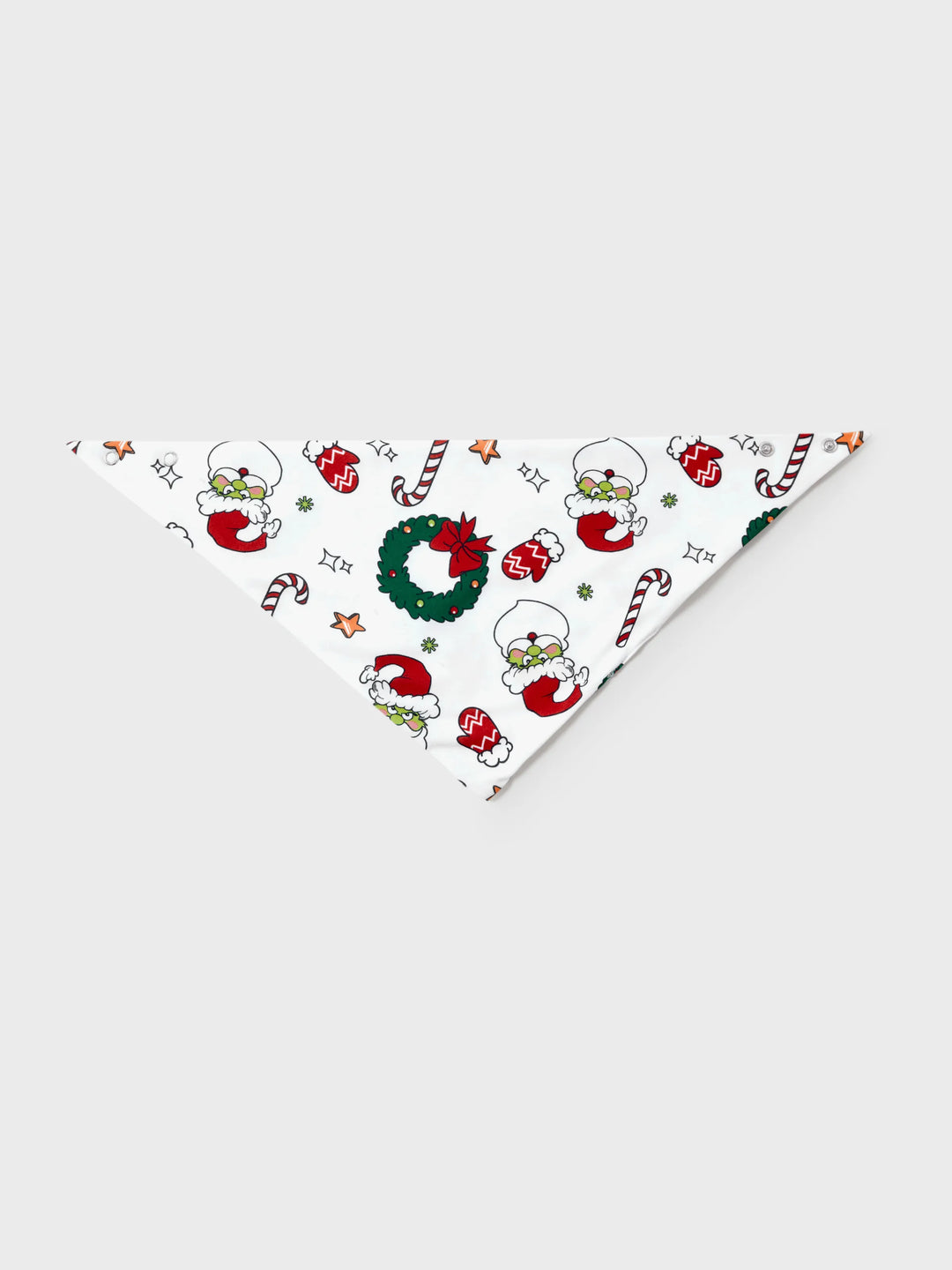 Conjunto de Pijamas em Coordenação para a Família com Tema do Grinch de Natal e Meias de Natal Vermelhas