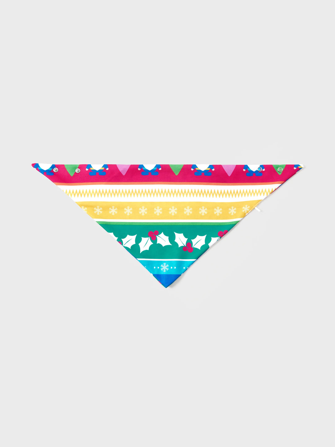 Conjunto de Pijamas de Natal para a Família com Padrão de Gnomos e Listras, incluindo Meias de Natal em Multicor