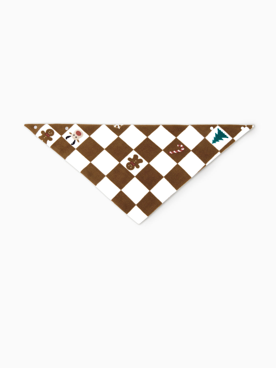 Conjunto de Pijamas de Fleece com Capuz Combinados para Família - Tema Natalino de Gengibre com Estampa Xadrez e Meias de Natal em Cores.