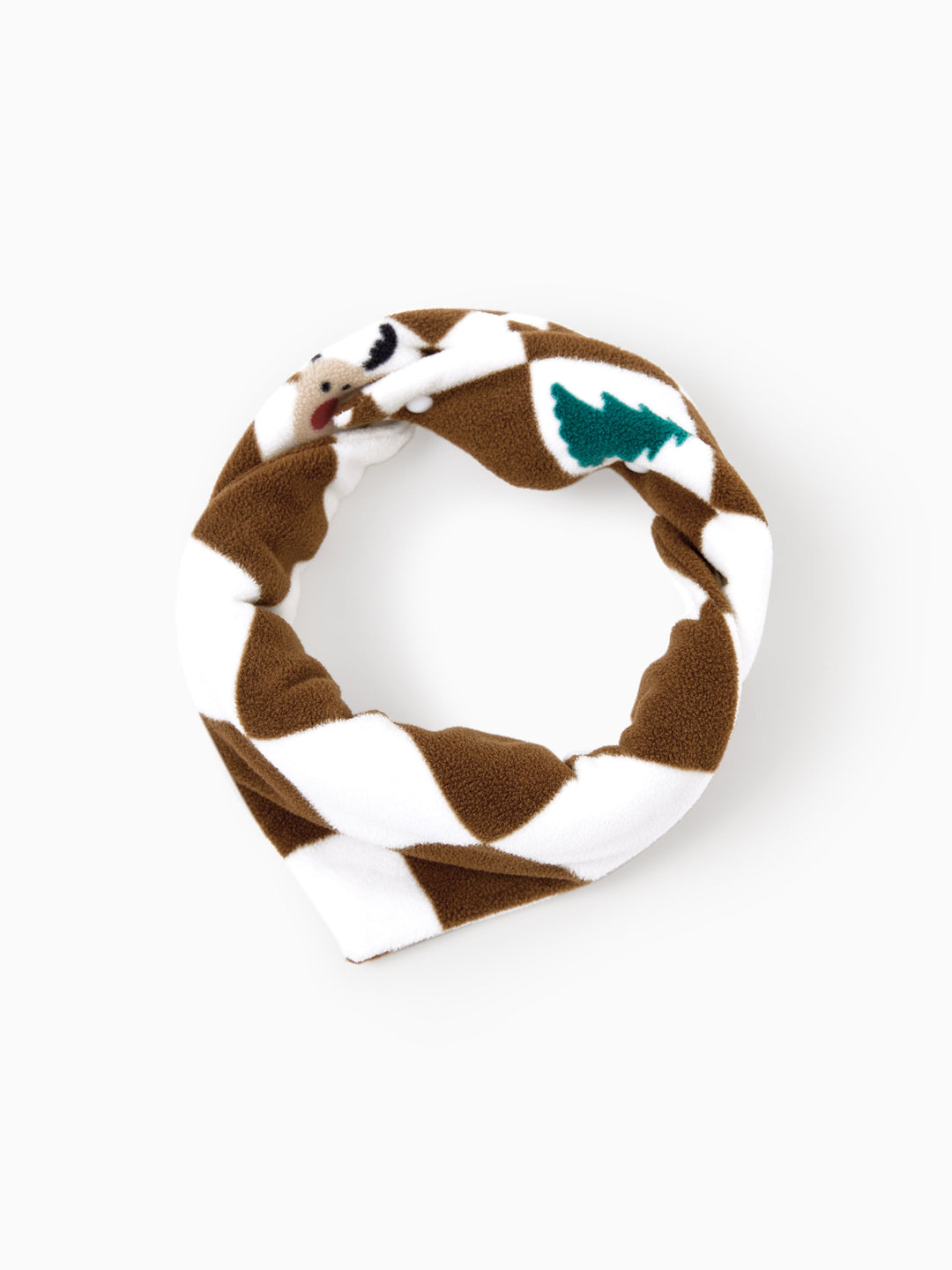 Conjunto de Pijamas de Fleece com Capuz Combinados para Família - Tema Natalino de Gengibre com Estampa Xadrez e Meias de Natal em Cores.