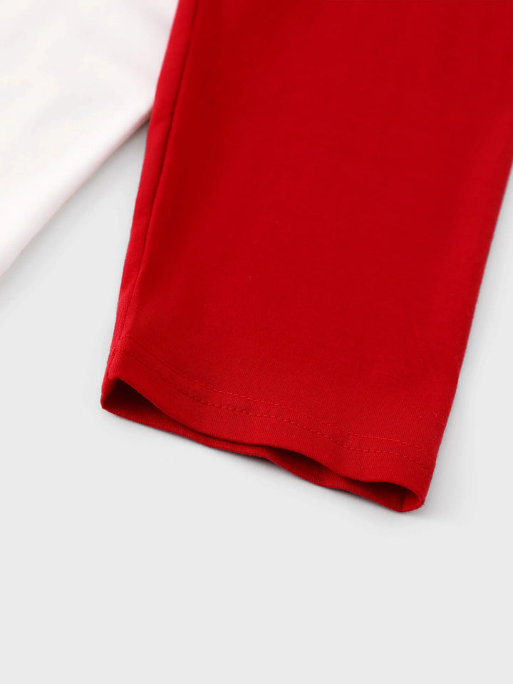 Conjunto de Pijamas de Fleece para a Família em Conjunto de Natal PAW Patrol com Meias de Natal Vermelhas