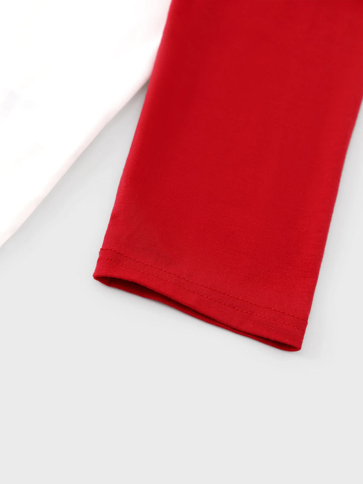 Conjunto de Pijamas de Fleece para a Família em Conjunto de Natal PAW Patrol com Meias de Natal Vermelhas