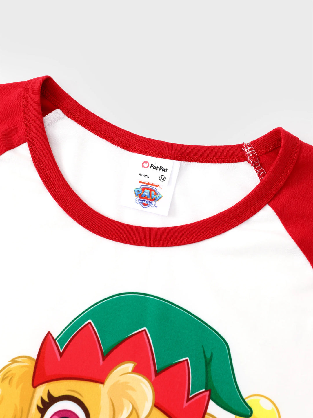 Conjunto de Pijamas de Fleece para a Família em Conjunto de Natal PAW Patrol com Meias de Natal Vermelhas