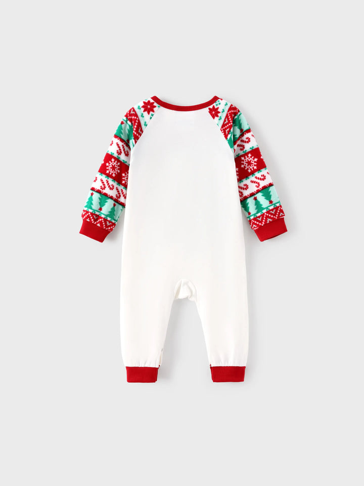 Conjunto de Pijamas de Fleece para a Família em Conjunto de Natal PAW Patrol com Meias de Natal Vermelhas