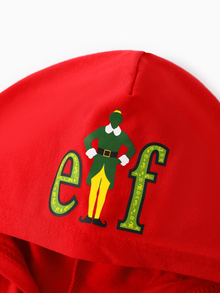 Macacão com Capuz em Padrão Fair Isle para a Família ELF - Verde