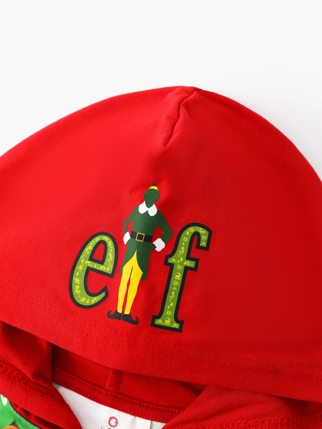 Macacão com Capuz em Padrão Fair Isle para a Família ELF - Verde