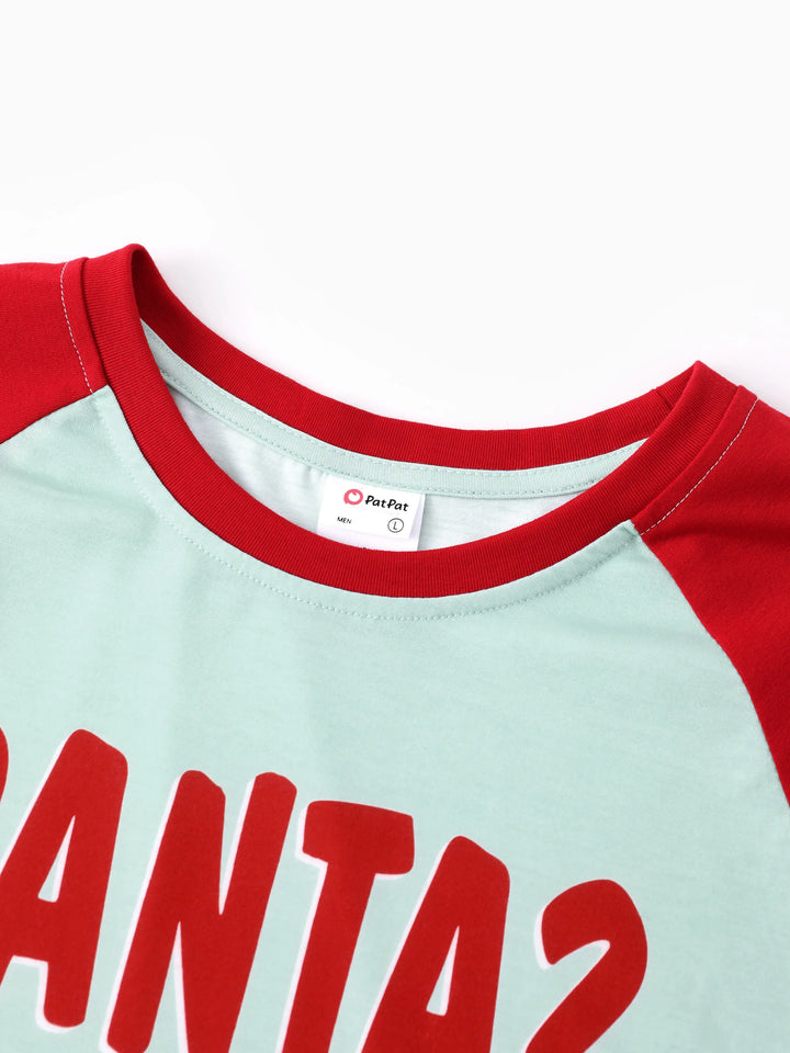 Conjunto de Pijamas de Fleece com Flocos de Neve para Família Combinar ELF com Meias de Natal Vermelhas