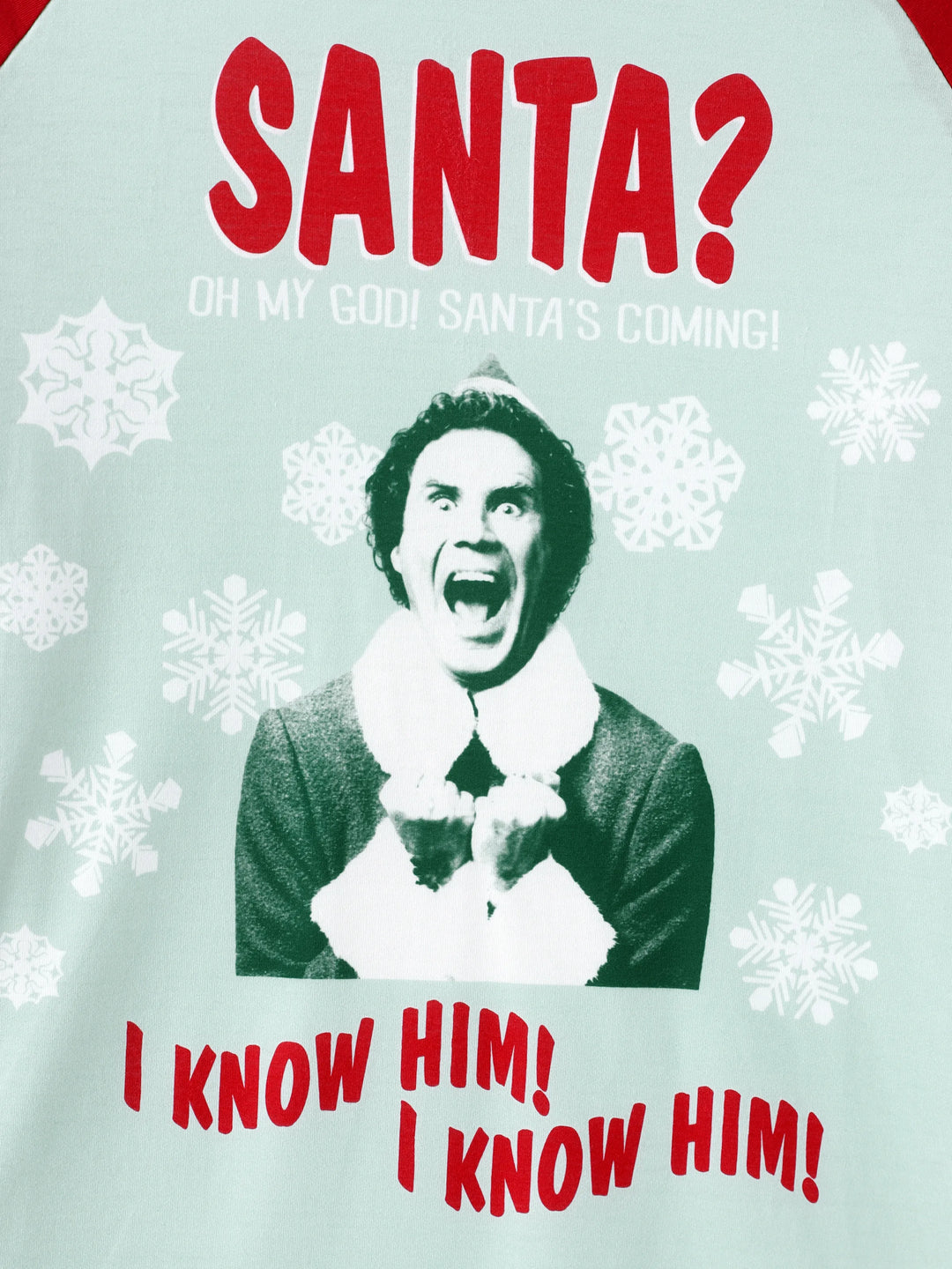 Conjunto de Pijamas de Fleece com Flocos de Neve para Família Combinar ELF com Meias de Natal Vermelhas