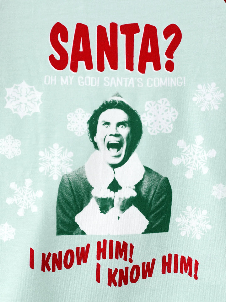 Conjunto de Pijamas de Fleece com Flocos de Neve para Família Combinar ELF com Meias de Natal Vermelhas