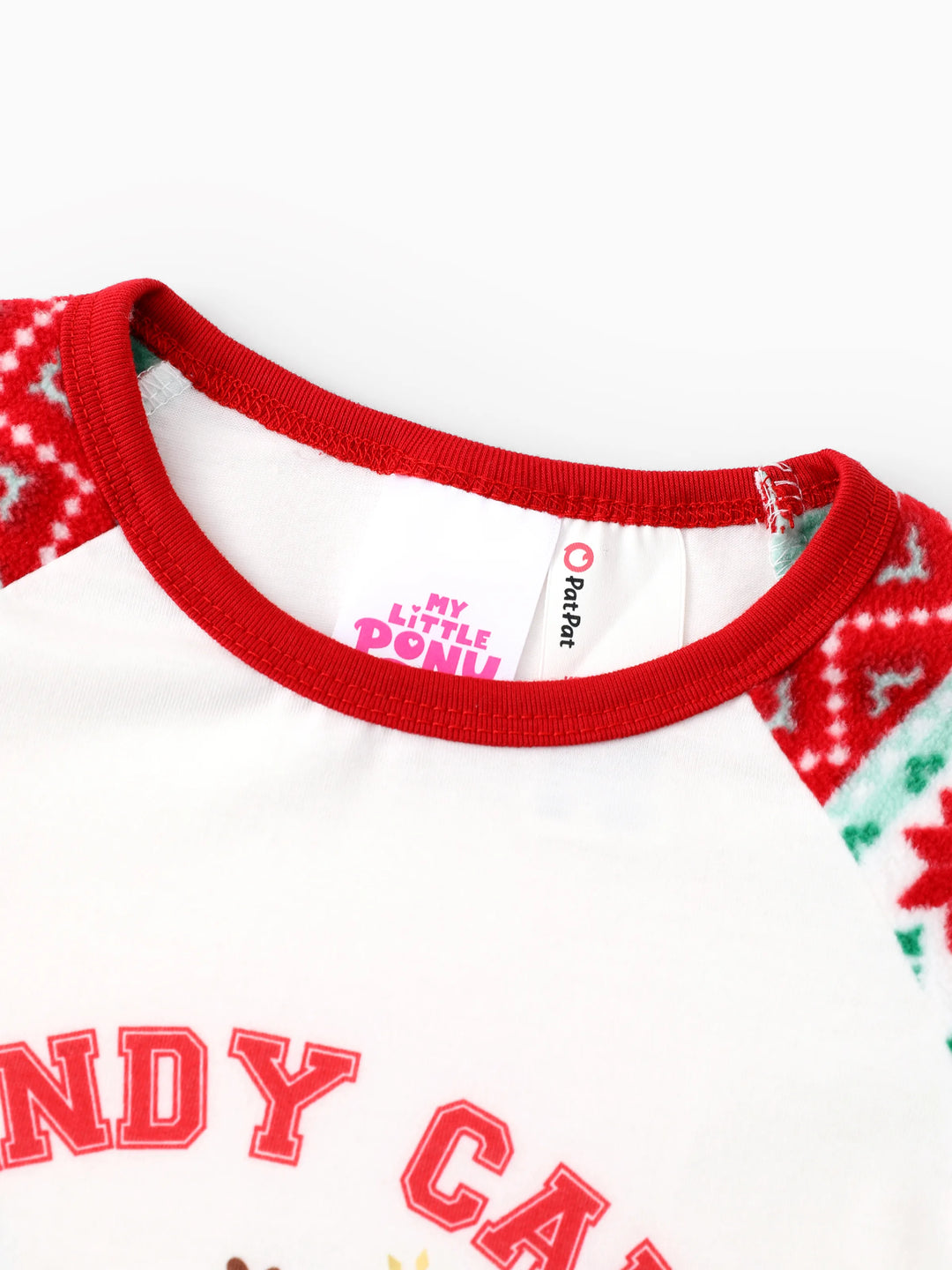 Conjunto de Pijamas em Fleece para Mãe e Filha My Little Pony com Meias de Natal Vermelhas