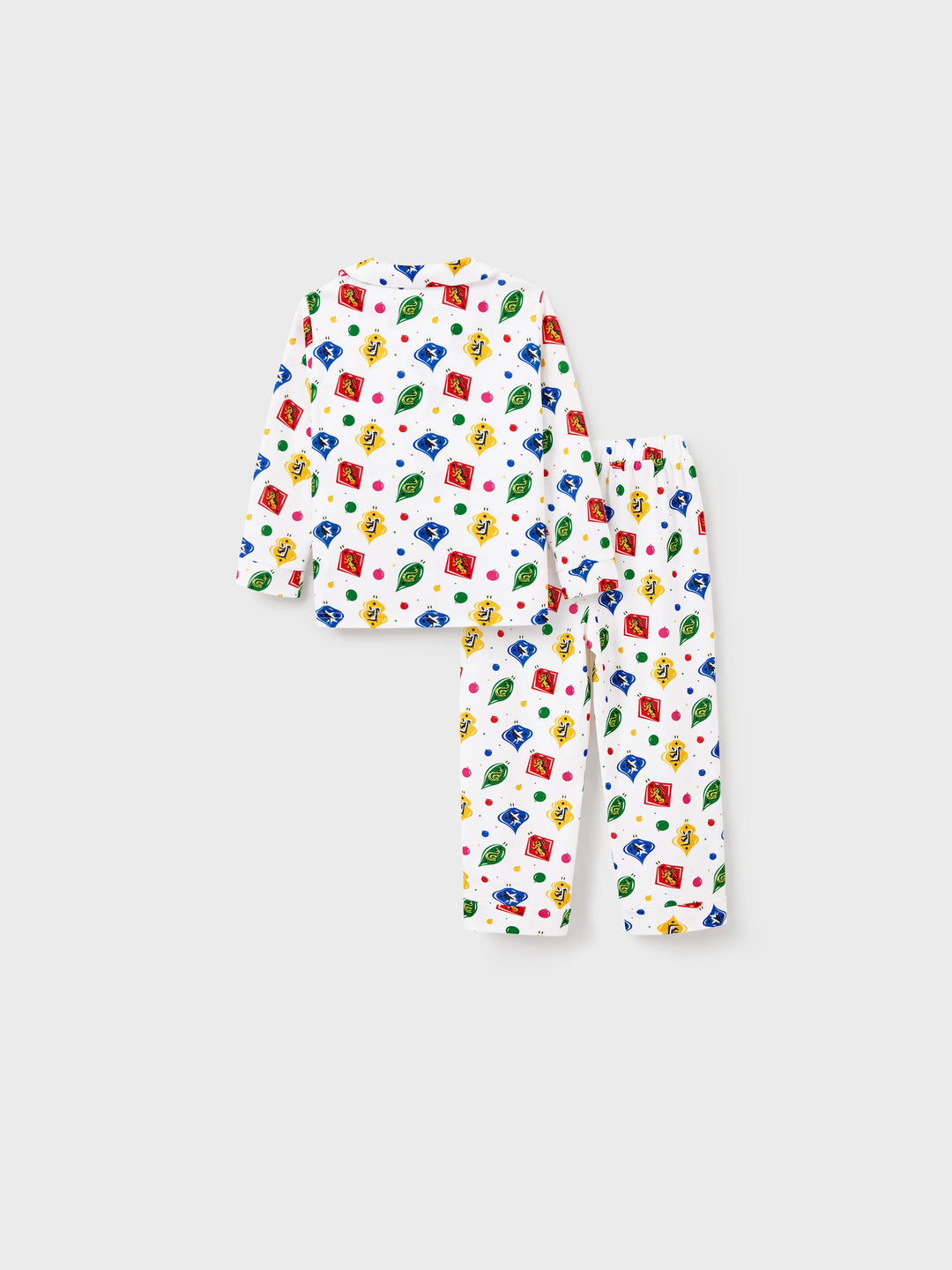 Conjunto de Pijamas de Natal para a Família com Camisetas de Harry Potter e Meias de Natal Brancas