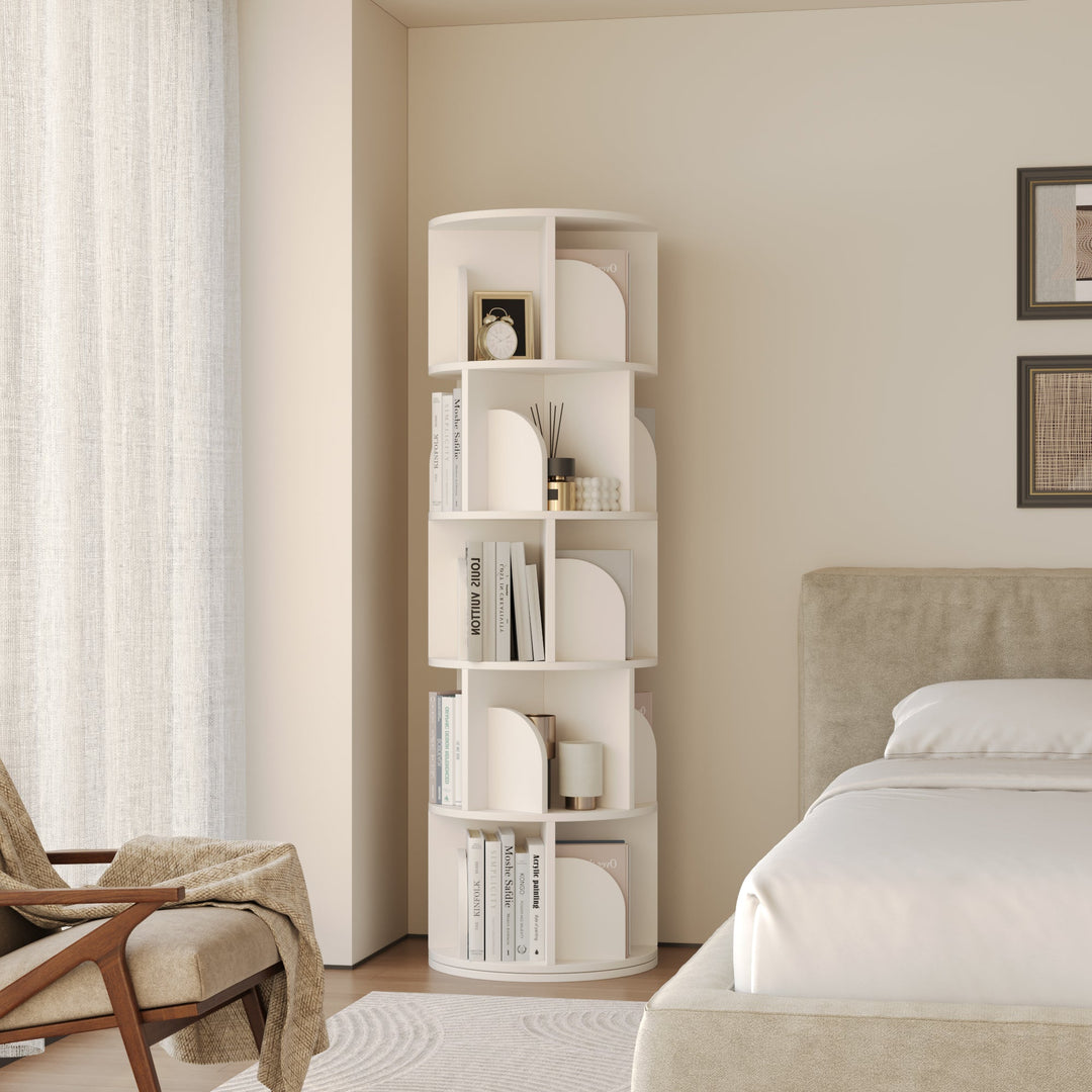 Estante Giratória 360° RAZU Circinus Core – 5 Prateleiras