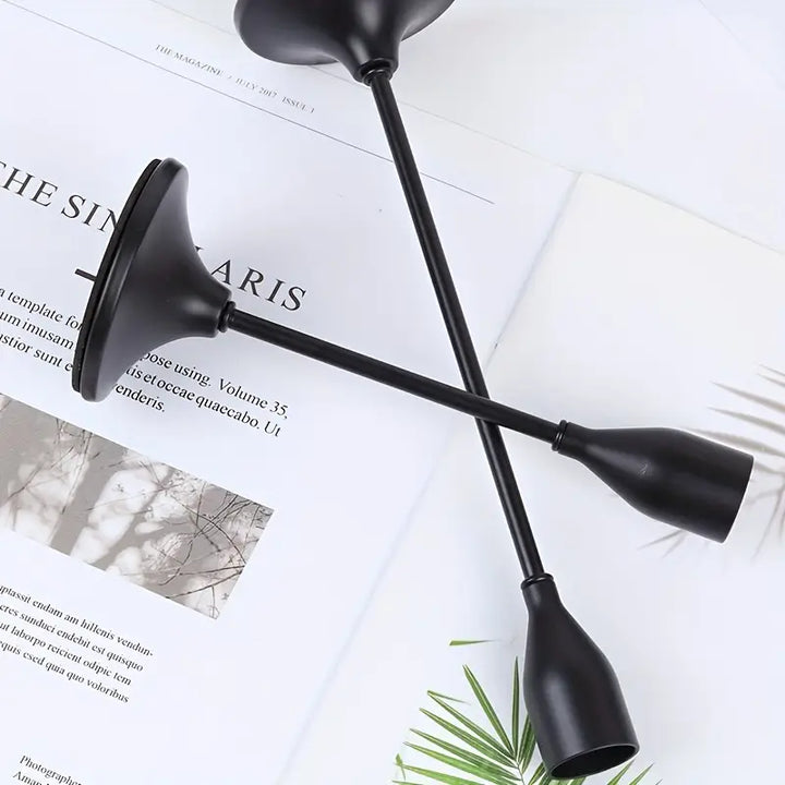 Castiçais de Vela Luxury Dourado 3 Peças - Razu