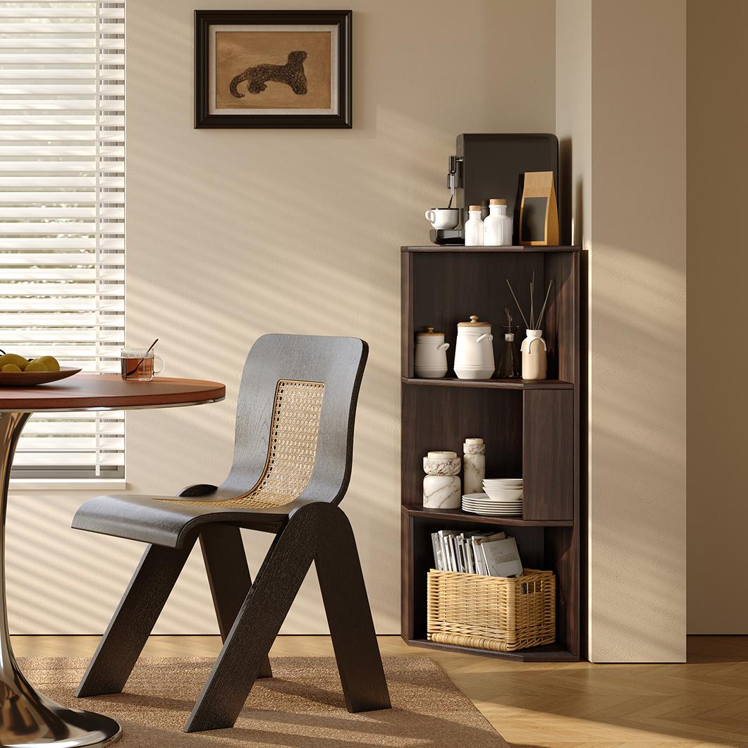 Estante de Canto Razu Estilo Mid Century para Espaços Pequenos - Promoção de Liquidação - 5 unidades restantes