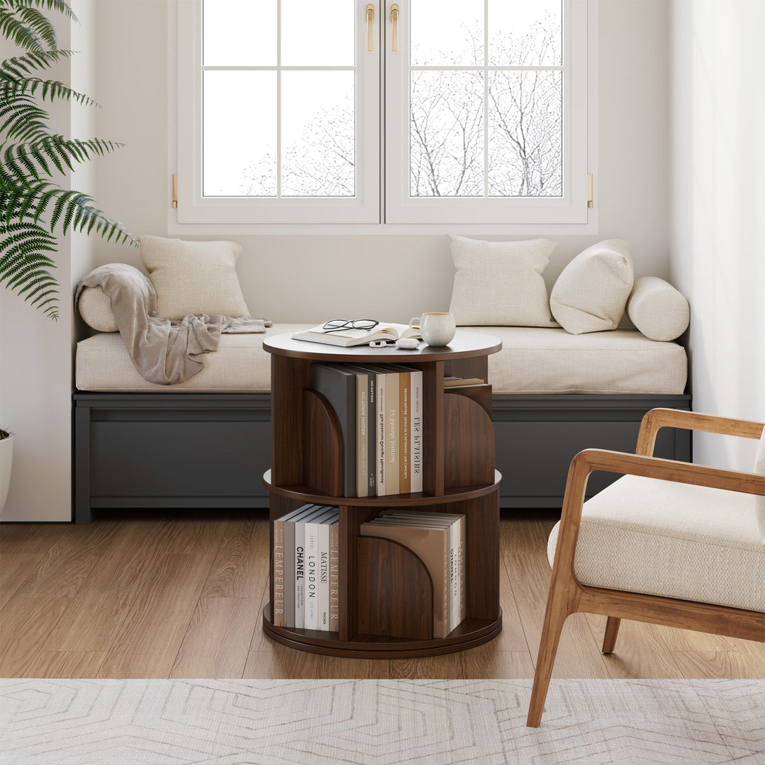 Estante Giratória Razu com Armazenamento Rotativo a 360 Graus