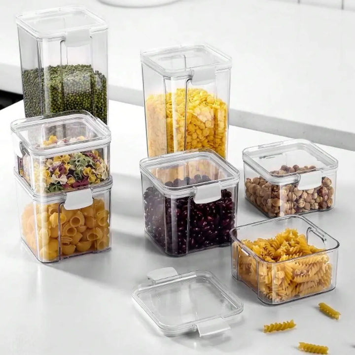 Kit Pote Hermético Quadrado - Tazzi