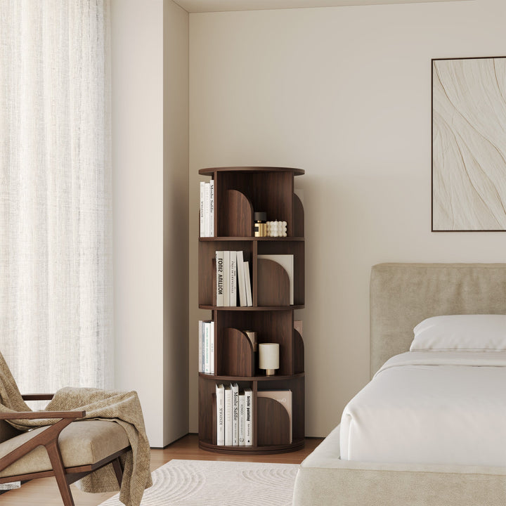 Estante Giratória Razu com Armazenamento Rotativo a 360 Graus