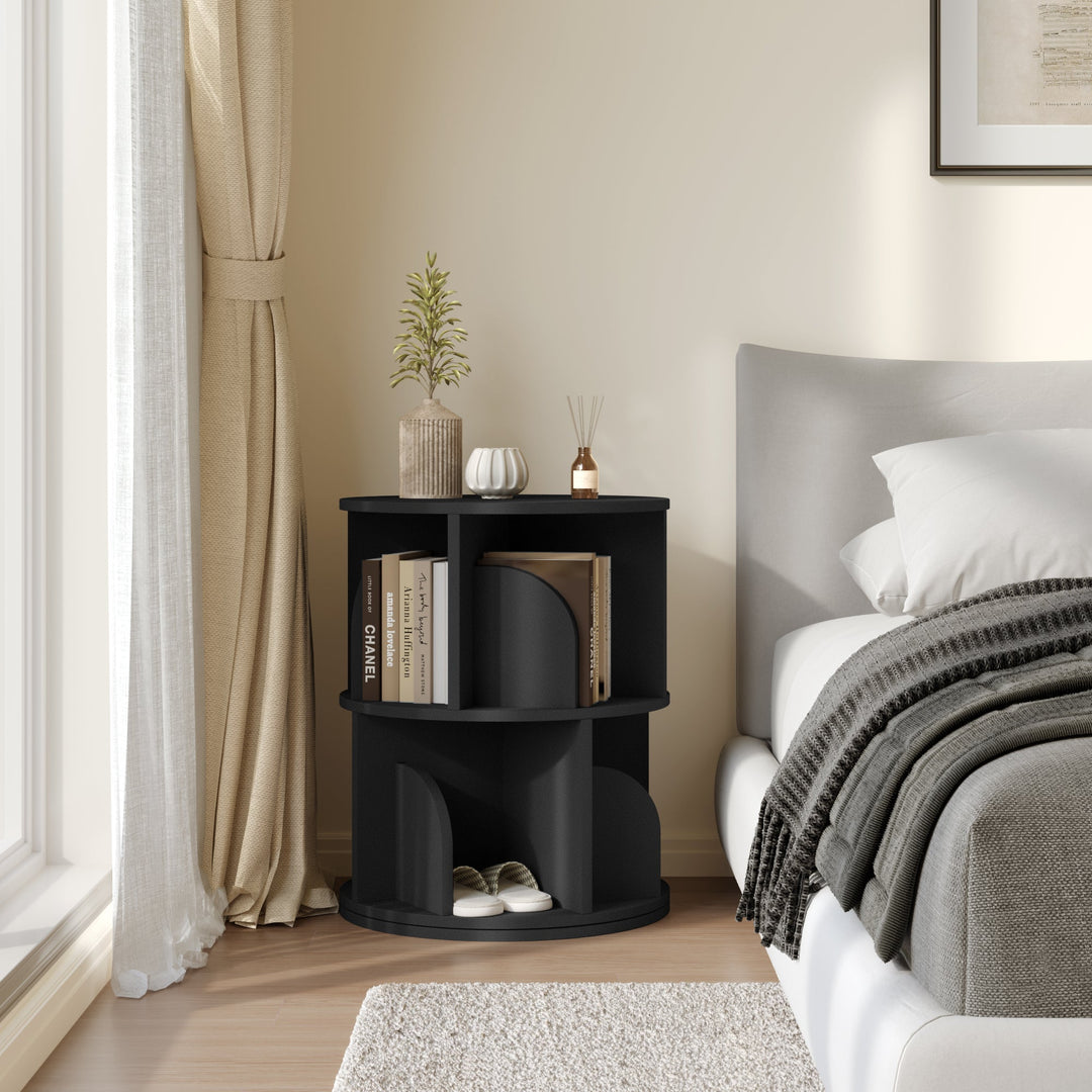 Estante Giratória Razu com Armazenamento Rotativo a 360 Graus