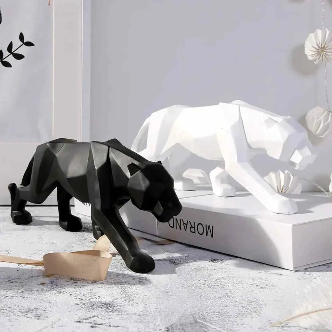 Estátua de Leopardo em Resina - Razu
