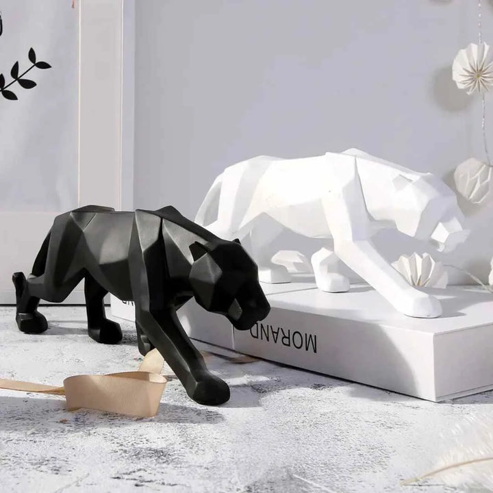 Estátua de Leopardo em Resina - Razu
