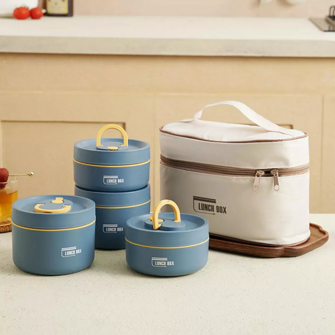 Kit de Potes Térmicos Lunch Box + BRINDES - Tazzi