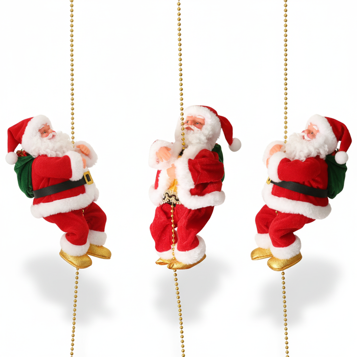 🎅 Boneco Pai Natal Sobe e Desce 🎅