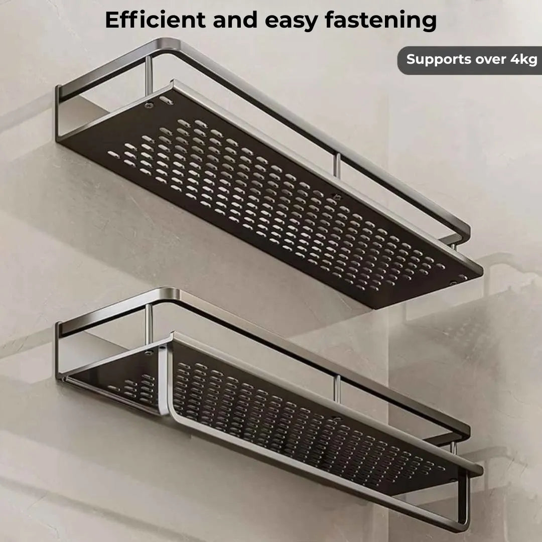 Prateleira Fixa Para Banheiro em Alumínio - Tazzi