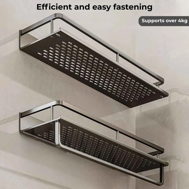 Prateleira Fixa Para Banheiro em Alumínio - Tazzi