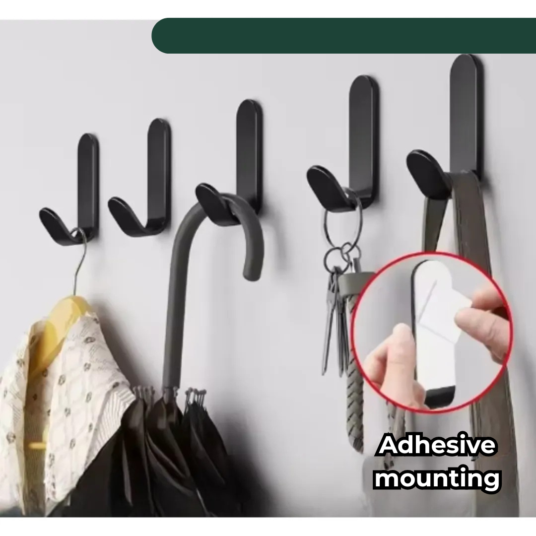 Kit de Ganchos de Parede Multiuso - Tazzi