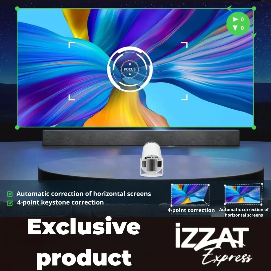 Projetor Portátil 4K Tazzi - ORIGINAL