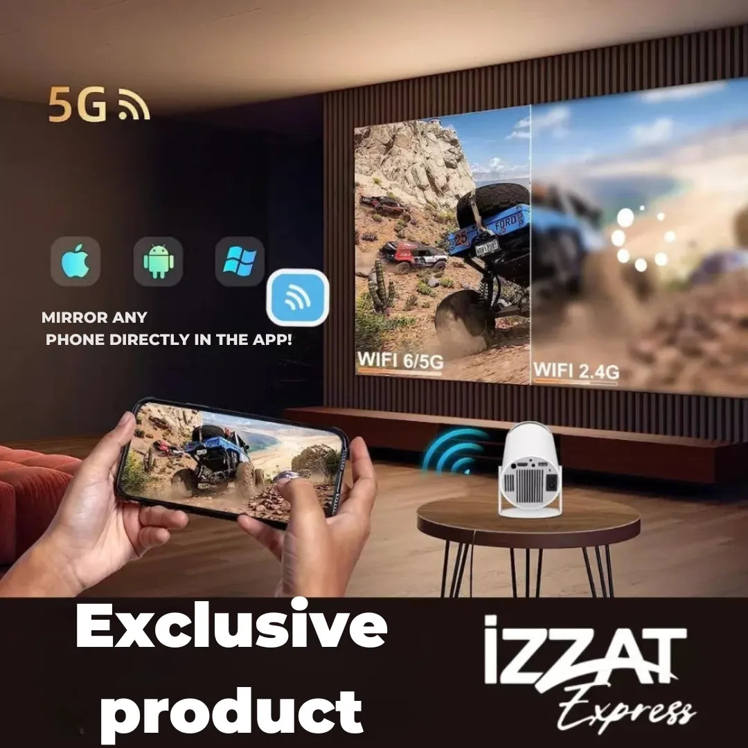 Projetor Portátil 4K Tazzi - ORIGINAL