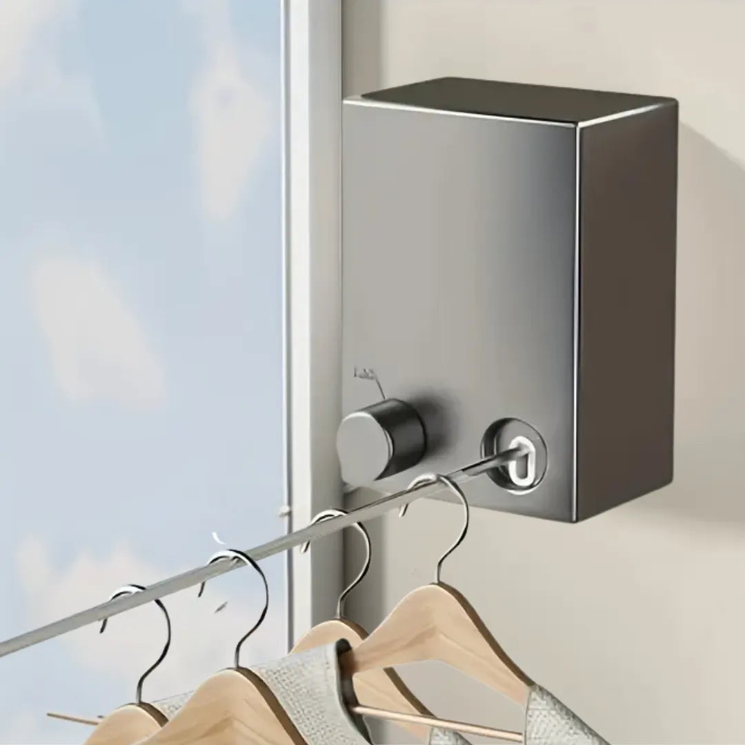 Varal Retrátil Invisível de Aço inox - Tazzi