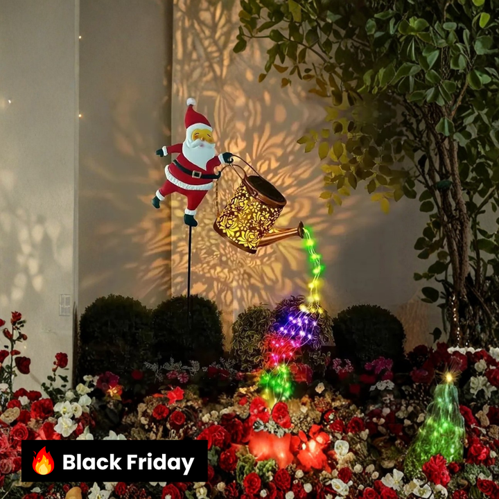 [Leve 2 pelo preço de 1] – Pai Natal Regador Iluminado + Brinde!