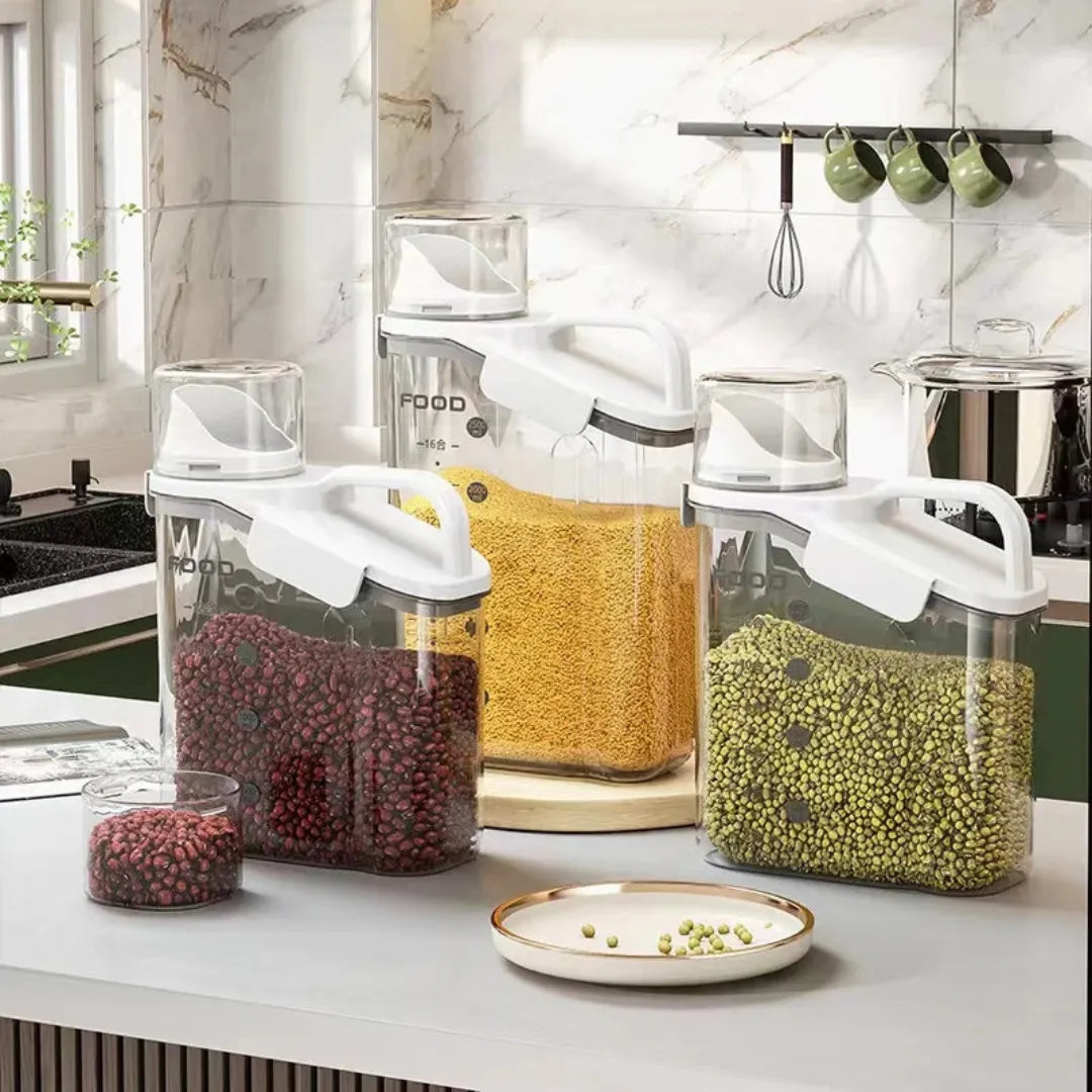 Kit Pote Hermético Premium Copo Medidor - Tazzi