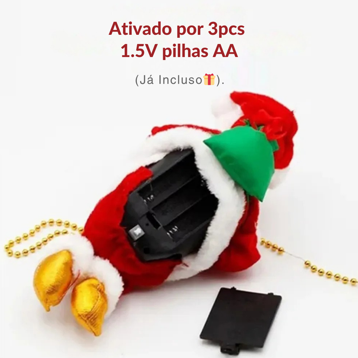 🎅 Boneco Pai Natal Sobe e Desce 🎅