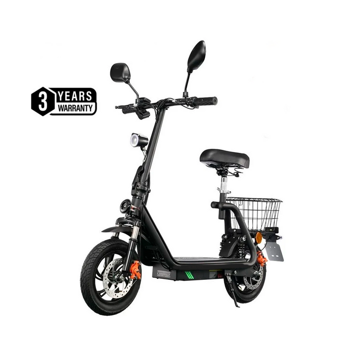 Trotinete Elétrica Urban Pro M5 com Assento e Cesto – 40km/h