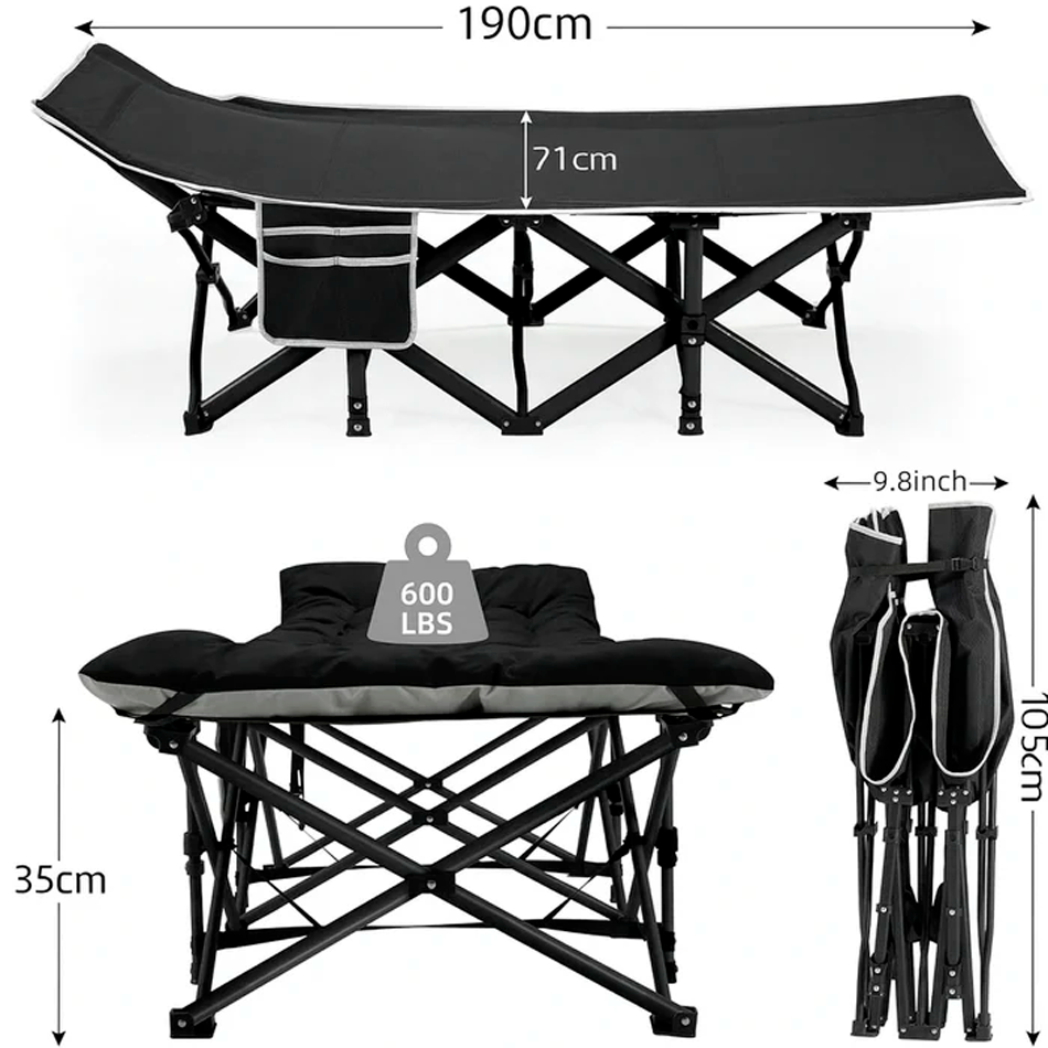 Cama Dobrável Premium com Colchão Amovível