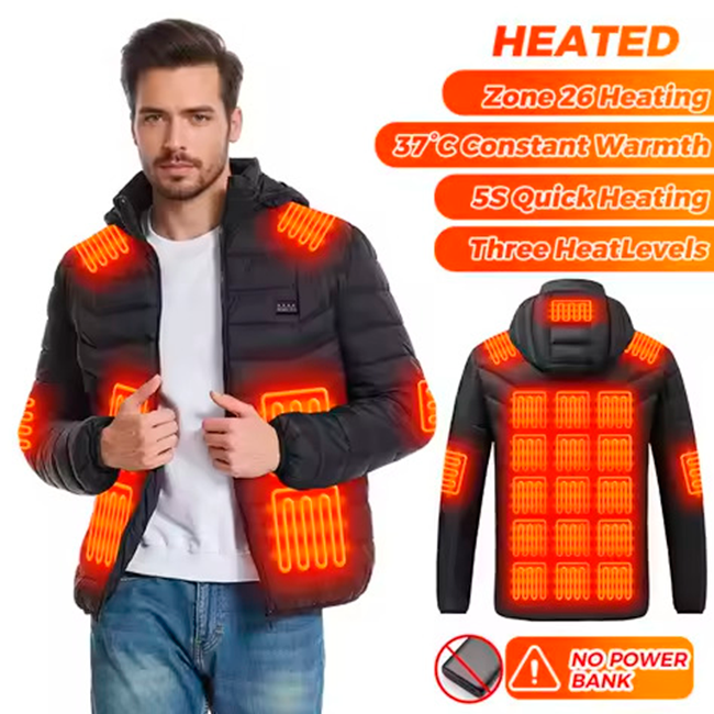 Kit Térmico Inverno Pro — Casaco + Luvas com Aquecimento Integrado