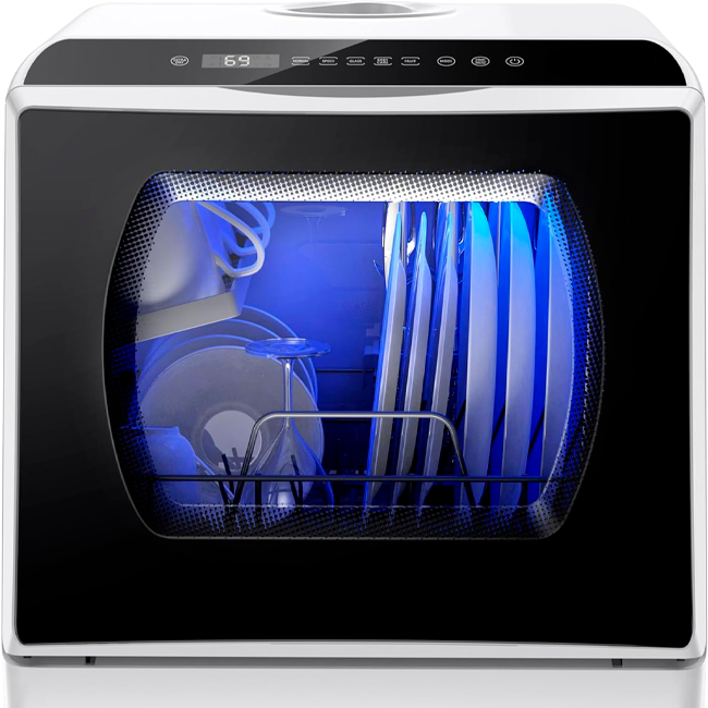 Máquina de lavar loiça de bancada portátil 5 litros