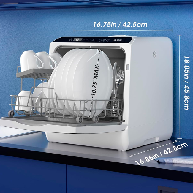 Máquina de lavar loiça de bancada portátil 5 litros