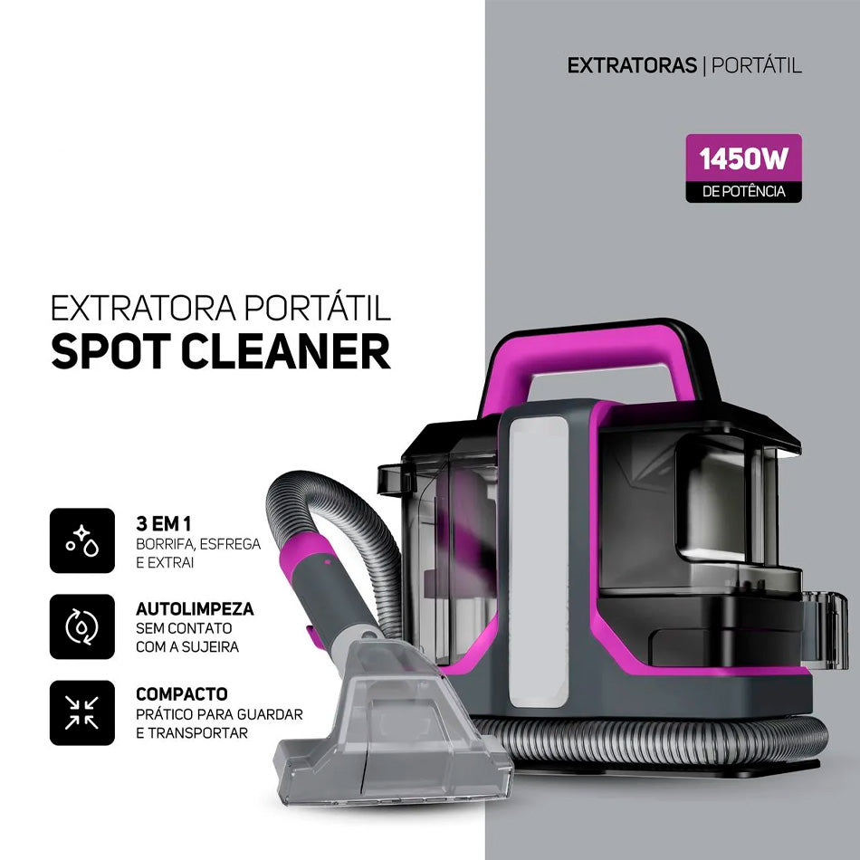 Razu CleanPro Extractor – Extratora Portátil de Estofos & Carpetes