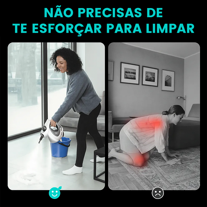 Limpador a Vapor Portátil 10 Em 1 Multifunções