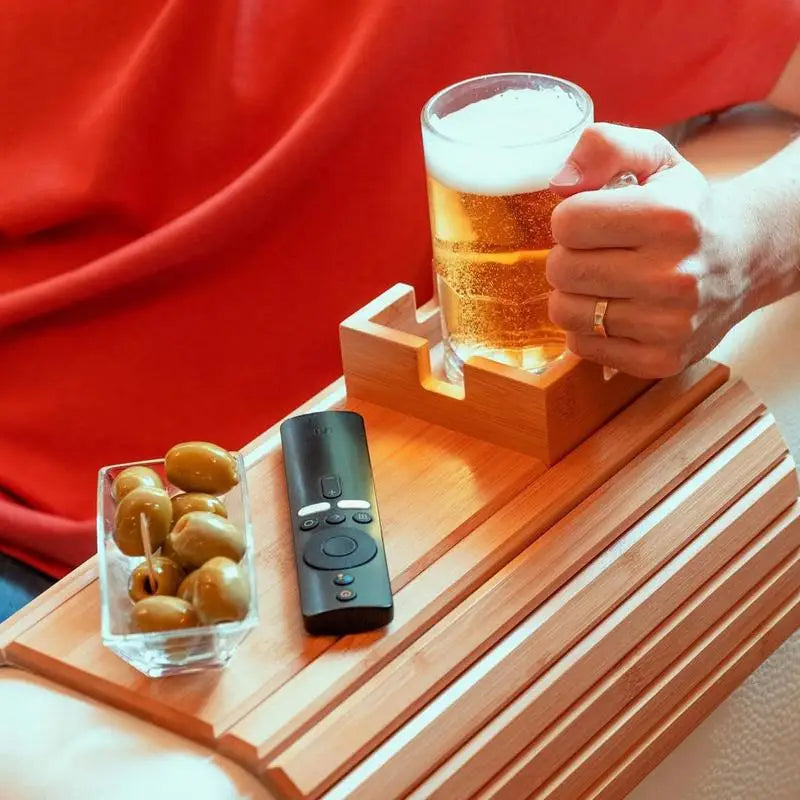 Bandeja de Apoio para Sofá de Bambu - Razu