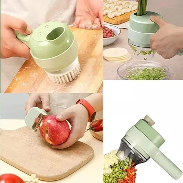 Triturador multifuncional 4 em 1 Tazzi + Brinde Escova de limpeza