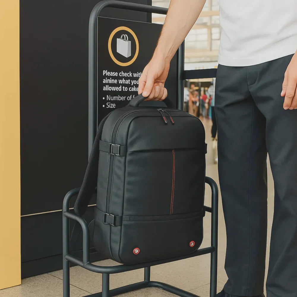 Vacuum Compression Backpack Tazzi® Original + Gifts Travel Essentials