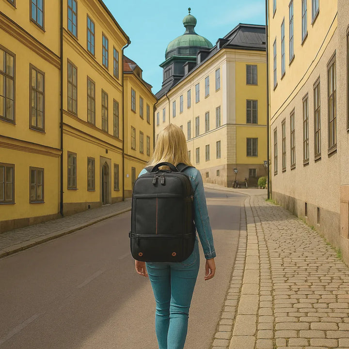 Vacuum Compression Backpack Tazzi® Original + Gifts Travel Essentials