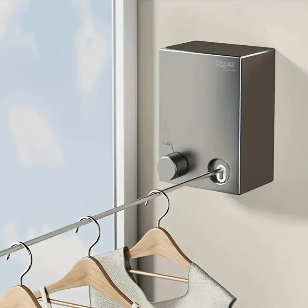 Varal Invisível Retrátil de Aço inox - Tazzi 🔥 QUEIMA DE ESTOQUE VERÃO