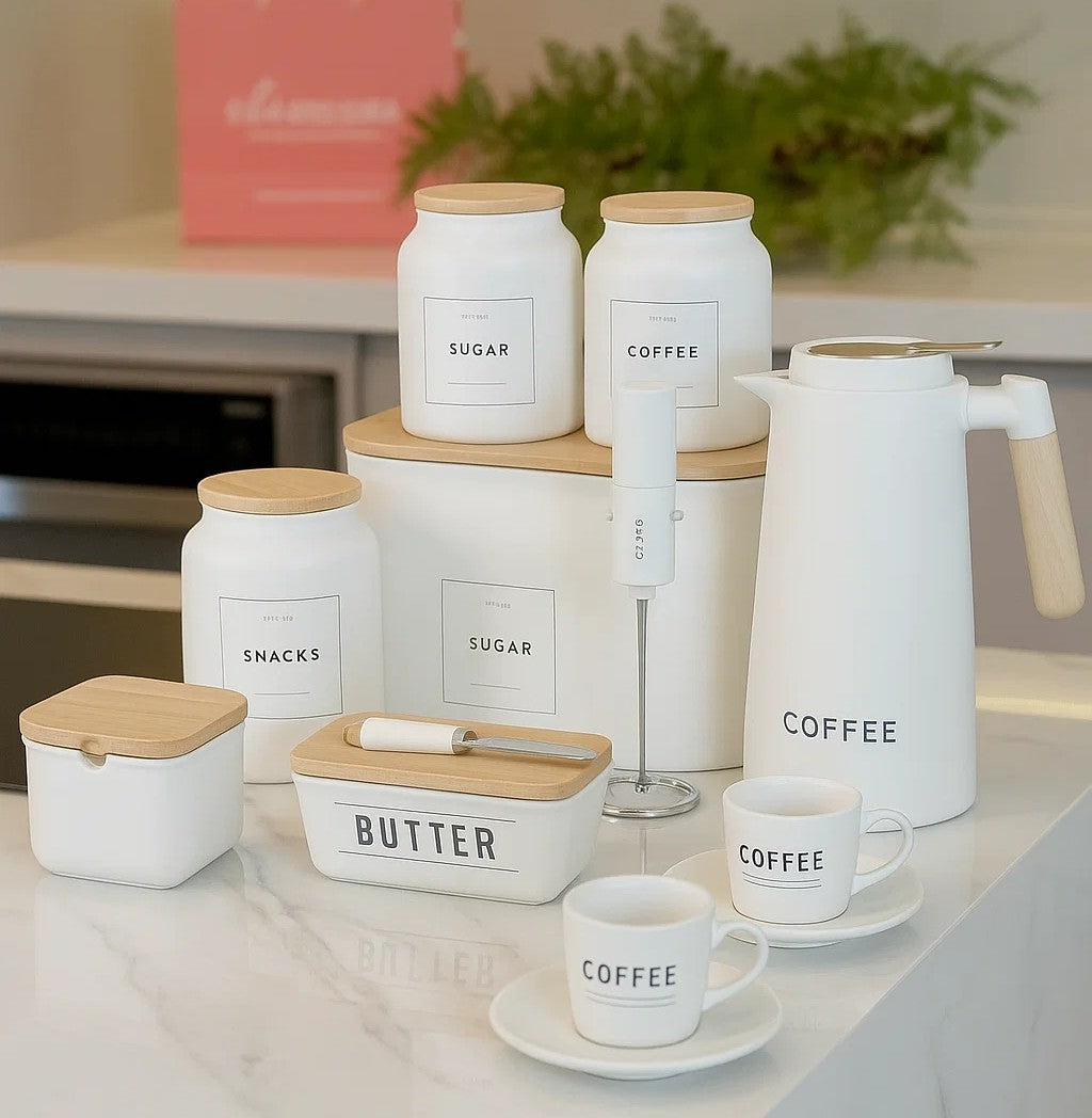 Kit Organização Premium de Cerâmica