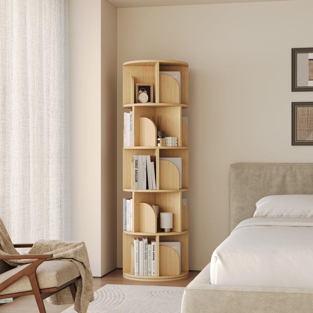 Estante Giratória 360° RAZU Circinus Core – 5 Prateleiras