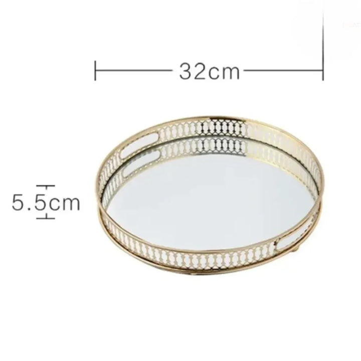 Bandeja Decorativa Espelhada - Razu